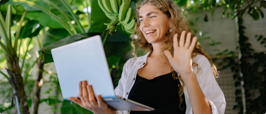 Person reading by pool